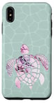 Coque pour iPhone XS Max Couleur chic violet gris tortue vert menthe assortie