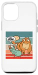 Coque pour iPhone 12/12 Pro Chat souris orange bulle humour tension dessin animé bluff