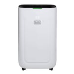 Black and Decker 20 Litre Dehumidifier White