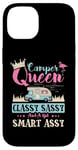 Coque pour iPhone 14 Camping-car Queen Classy Sassy Smart Assy Fun Camping