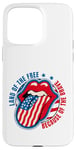 Coque pour iPhone 15 Pro Max Drapeau de l'Amérique Land of the Free Because Of The Brave