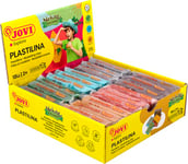 Jovi - PLASTILINA, Pâte à modeler végétale, 18 x 50 grammes, Couleurs nature et grande plasticité, Sans gluten, Idéale pour les enfants à partir de 2 ans (70/18N)