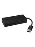 StarTech.com USB 3.0 -keskusyksikkö, jossa on neljä porttia ja latausportti USB hub - 4 porttia - Musta