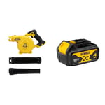 DEWALT DCV100-XJ 18 V Li-Ion XR Compact Cordless Blower - Bare Unit & 18V XR Lithium-Ion Battery