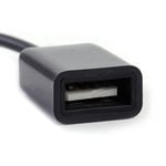 3.5mm Male AUX Audio Plug Jack to USB 2.0 Female Converter Cable Cord Car MP3 al