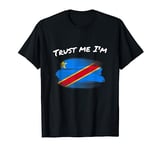 Trust Me I'm Congolese - Vintage Congo Flag Pride Homeland T-Shirt