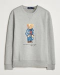 Polo Ralph Lauren Crew Neck Sweatshirt Andover Heather Denim Bear