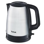 TEFAL Bouilloire Inox 1,7L Bouilloire sans fil 1,7L Résistance cachée Filtre anticalcaire base pivotante 369° KI150D10