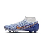 Nike Men's Zoom Superfly 9 Academy CR7 Football Shoe, White/Metallic Copper-Concord, 9.5 UK