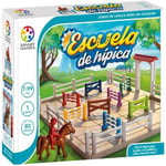 Smartgames - École d'équitation | Jeux de société pour Enfants 7 Ans et Plus | Puzzles pour Enfants | Jeux pour Enfants 80 défis | Cadeau Enfant 7 Ans ou Plus