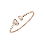 Chopard Happy Diamonds Icons 18ct Rose Gold Heart Bangle - Medium