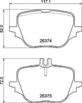 Bromsbelägg Delphi - Mercedes - W206, Glc (x254/c254) 4-matic, Glc (x254/c254), W223