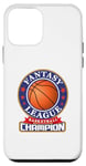 Coque pour iPhone 12 mini Trophée de victoire du champion de la Classic Fantasy Basketball