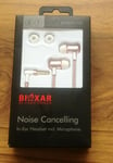 Bioxar I100 Pink In-Ear Headphones Stereo Headset Earphones with Earbuds and Mic