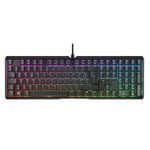 CHERRY XTRFY MX 3.1 - Clavier - 100% - full size - rétroéclairé - USB-C - Français - commutateur : CHERRY MX2A Red - noir