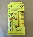 The Naked Bee Orange Blossom Honey Hand & Body Lotion 0.5oz & Lip Balm Pack