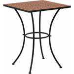 Furniture Limited - Table de bistro mosaïque Terre cuite 60 cm