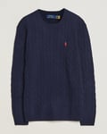 Polo Ralph Lauren Wool/Cashmere Cable Crew Neck Hunter Navy