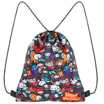 Harry Potter Sac à Cordon Enfant, Sac Piscine Enfant, Sport, Gym, Natation, Foot, Plage, Petit Sac à Dos Sport et Voyage