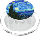 Art de la nuit étoilée de Vincent Van Gogh PopSockets PopGrip pour MagSafe