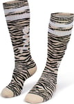 Eivy Women's Cheerleader Wool Socks Zebra, 36-38