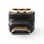 New 90 Degree Right Angle Angled HDMI Male to Female Adapter Connector Cable