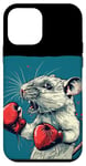 iPhone 12 mini Boxing White Rat Emblem for a Fun and Creative Vibe Case