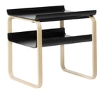 Artek - Sidobord 915, Svartlackad, Klarlackad bas - Småbord & sidebord - Alvar Aalto - Svart - Tre