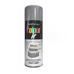 Light Grey Gloss Spray Paint 400ml Aerosol Auto Car Lacquer Wood Metal