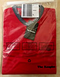 The Kooples Polo Shirt with Contrasting Collar Large BNWT RRP £95 Red/Blue