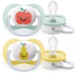 Philips Avent Ultra Air-Napp 6-18 mån Äpple/Päron