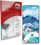 atFoliX 3x Protective Film for Honor Magic 5 Lite 5G clear&flexible