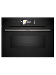 Bosch CMG778NB1 Series 8, Built-in compact oven with microwave function 60 x 45 cm Black