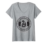 Womens Harry Potter Slytherin House Badge V-Neck T-Shirt