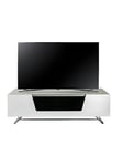 Alphason Chromium 120 Cm Tv Unit - White - Fits Up To 55 Inch Tv