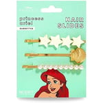 Barrette - MAD BEAUTY - Pop Princess Ariel - 3 hårnålar - Färg guld - För tjejer