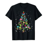 Cute Biology Christmas Tree Gift Decoration Xmas Tree T-Shirt