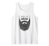 Let It Grow A Men Facial Hair Growth And Beard Lover Tank Top