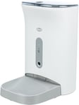 TRIXIE "Distributeur Automatique de Nourriture Pratique TX8 Smart 2.0, 4,5 l/24 × 38 × 19 CM, Blanc/Gris - 24344