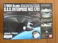 Bandai Star Trek 1/850 USS Enterprise NCC-1701 Plastic MODEL KIT