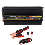 Onduleur &agrave; onde sinuso&iuml;dale Pure 500W, 24v dc &agrave; 110v ac, affichage LED, 1 prise universelle, pour voiture