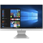 ASUS Vivo AiO V222FAK - Tout-en-un - Core i3 10110U / 2.1 GHz - RAM 4 Go - SSD 256 Go - NVMe - UHD Graphics - GigE - LAN sans fil: 802.11a/b/g/n/ac, Bluetooth 5.0 - Win 10 Pro - moniteur : LED 21.5" 1920 x 1080 (Full HD) - blanc