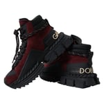 Dolce & Gabbana Chaussures Baskets Super King Bordeaux Haut Hommes EU39/US6