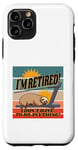 iPhone 11 Pro Sloth treadmill relaxed eyes closed humorous retirement lazy Case