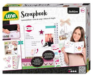 LENA- Kit de Scrapbooking, 8 à 16 ans,Comprenant Nombreuses Impressions et Illustrations sur 20 thèmes et Peut être décoré avec Toutes Sortes d'autocollants et de Photos, 42332, Multicolore