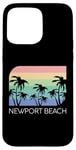 Coque pour iPhone 15 Pro Max Newport Beach California Surf Vintage Cali SoCal Orange Co