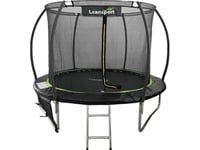 Trampoline Lean Sport Max 487 Cm, Svart Grønn