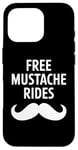 Coque pour iPhone 16 Pro Free Moustache Rides Moustache Face Sitting