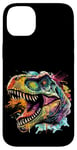 Coque pour iPhone 14 Plus T Rex Pop Art, Dinosaure