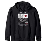 Tokyo Japan The Land Of Rising Sun Zip Hoodie